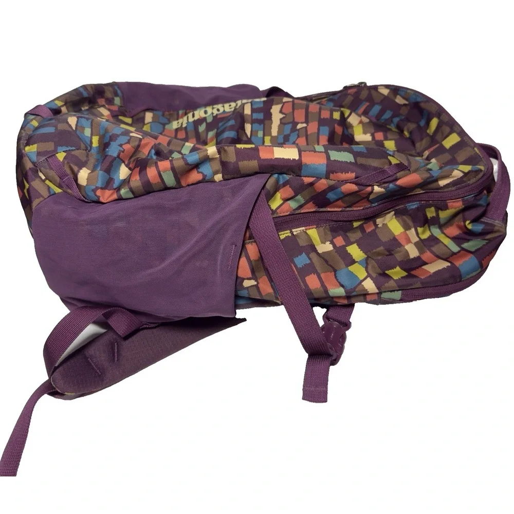 Patagonia Refugio Backpack Fitz Roy‎ Patchwork Daypack Removable Laptop Sleeve